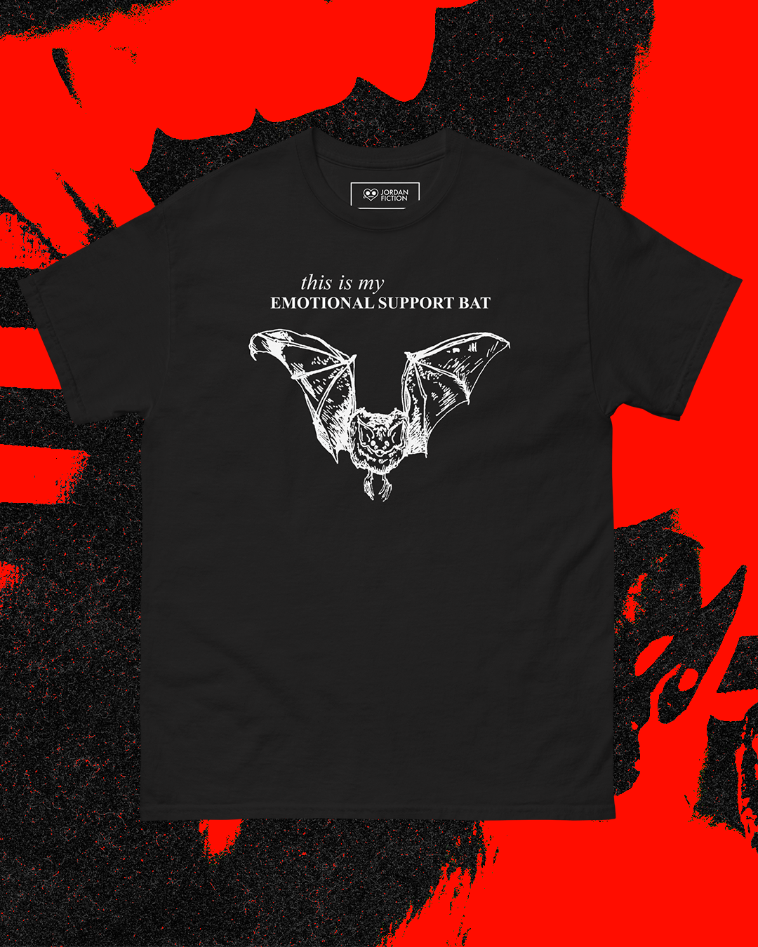 Emotional Support Bat Tee